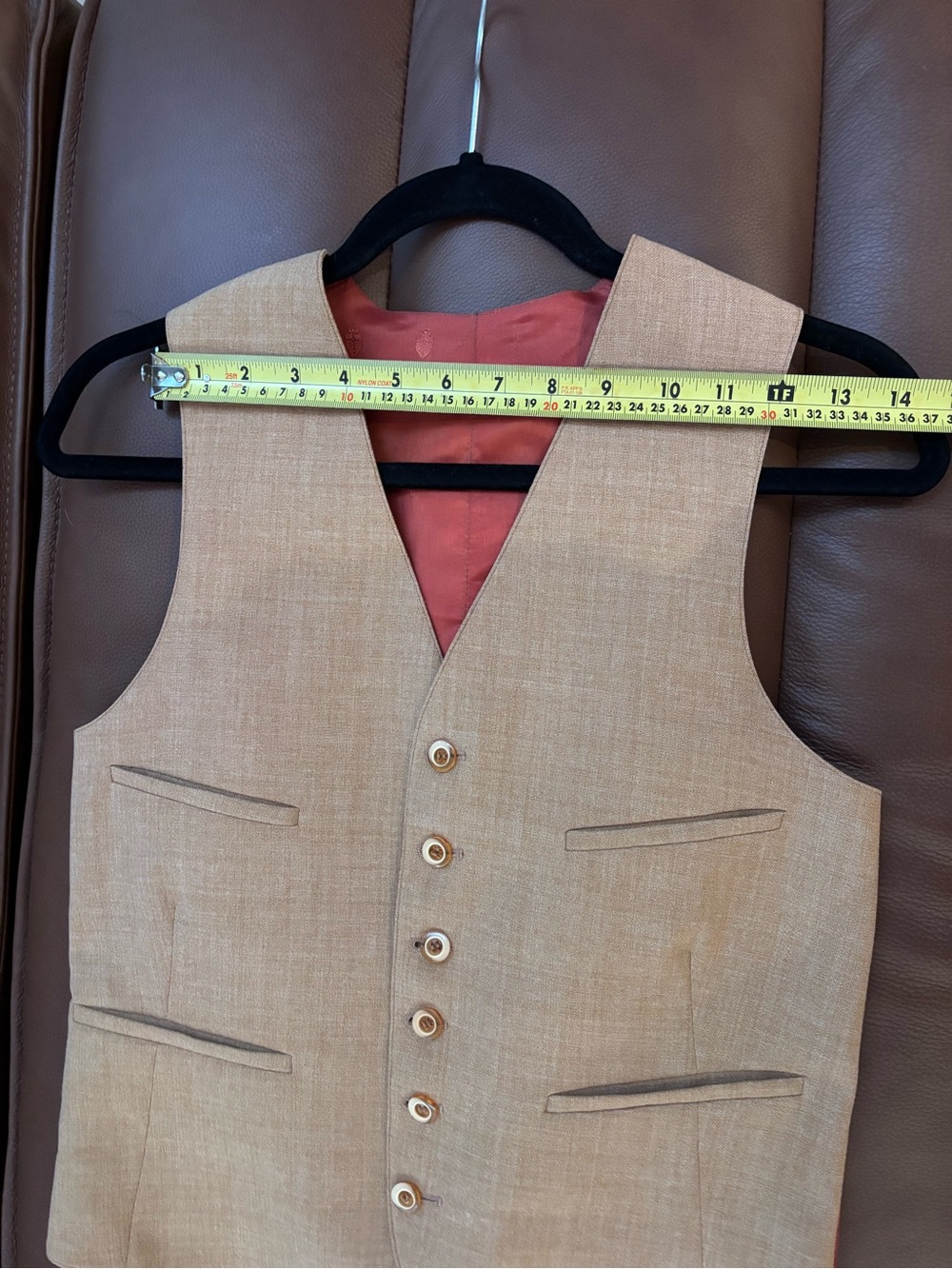 VINTAGE multi-button vest - Picture 4 of 5